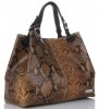 Kožené kabelka shopper bag Vittoria Gotti V898GPIT